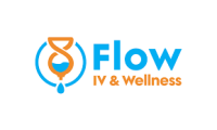 Flow IV logo white